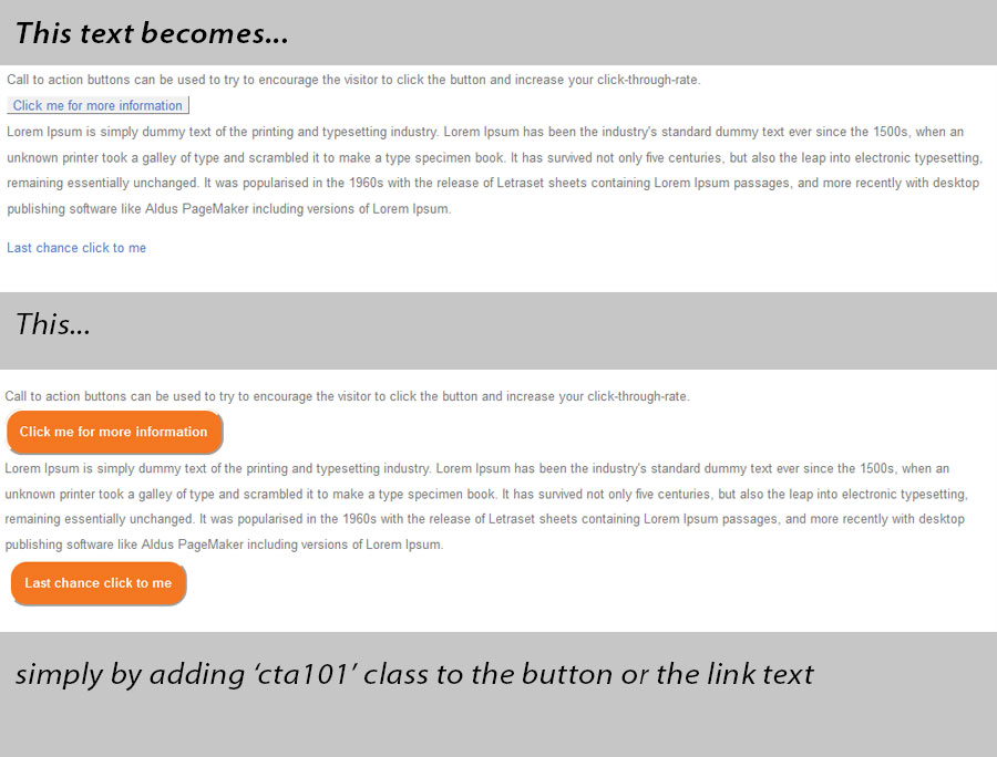 CTA Button Styler Plugin for Wordpress from CreatorSEO
